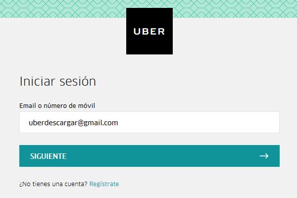 iniciar sesion uber conductores